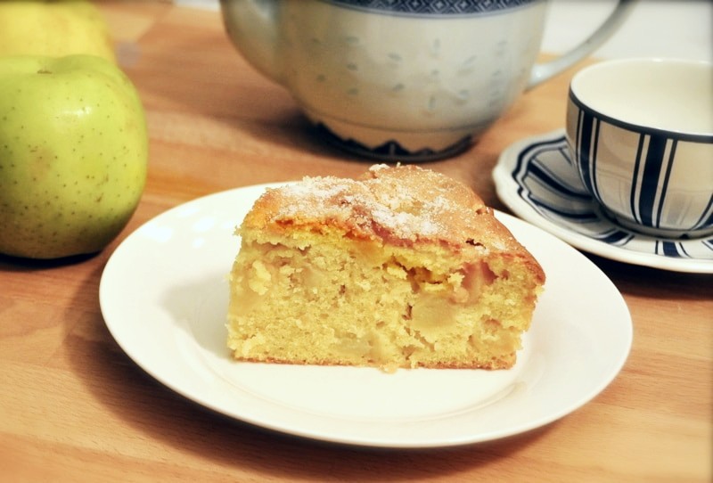 Torta di mele senza burro e latte