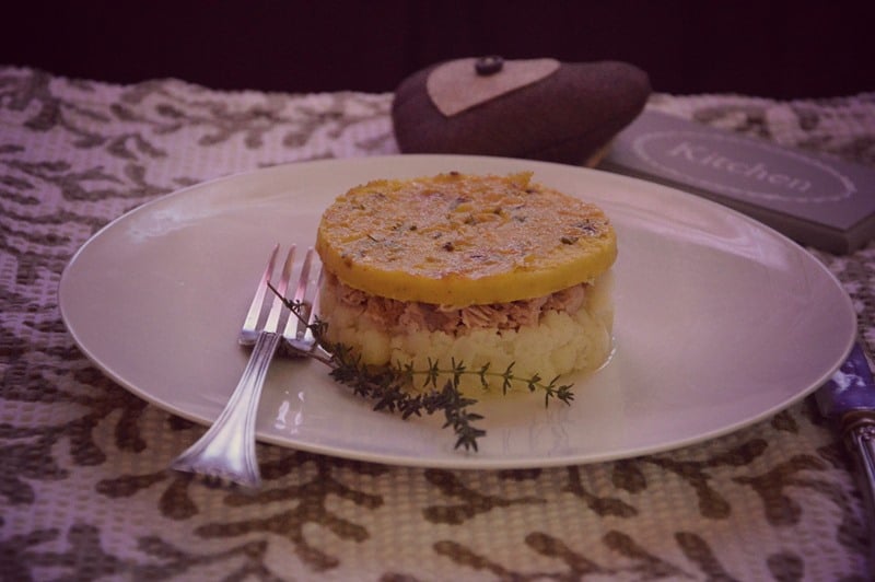 Canapè di farinata e tonno
