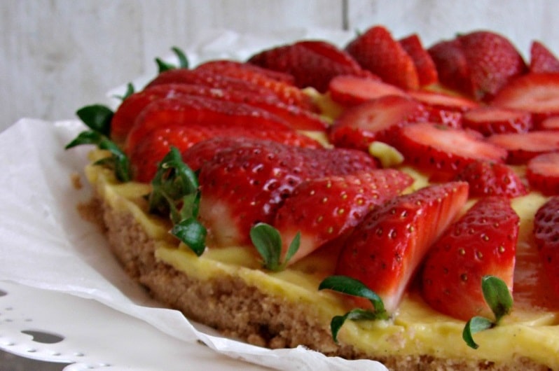 Torta fredda alla frutta