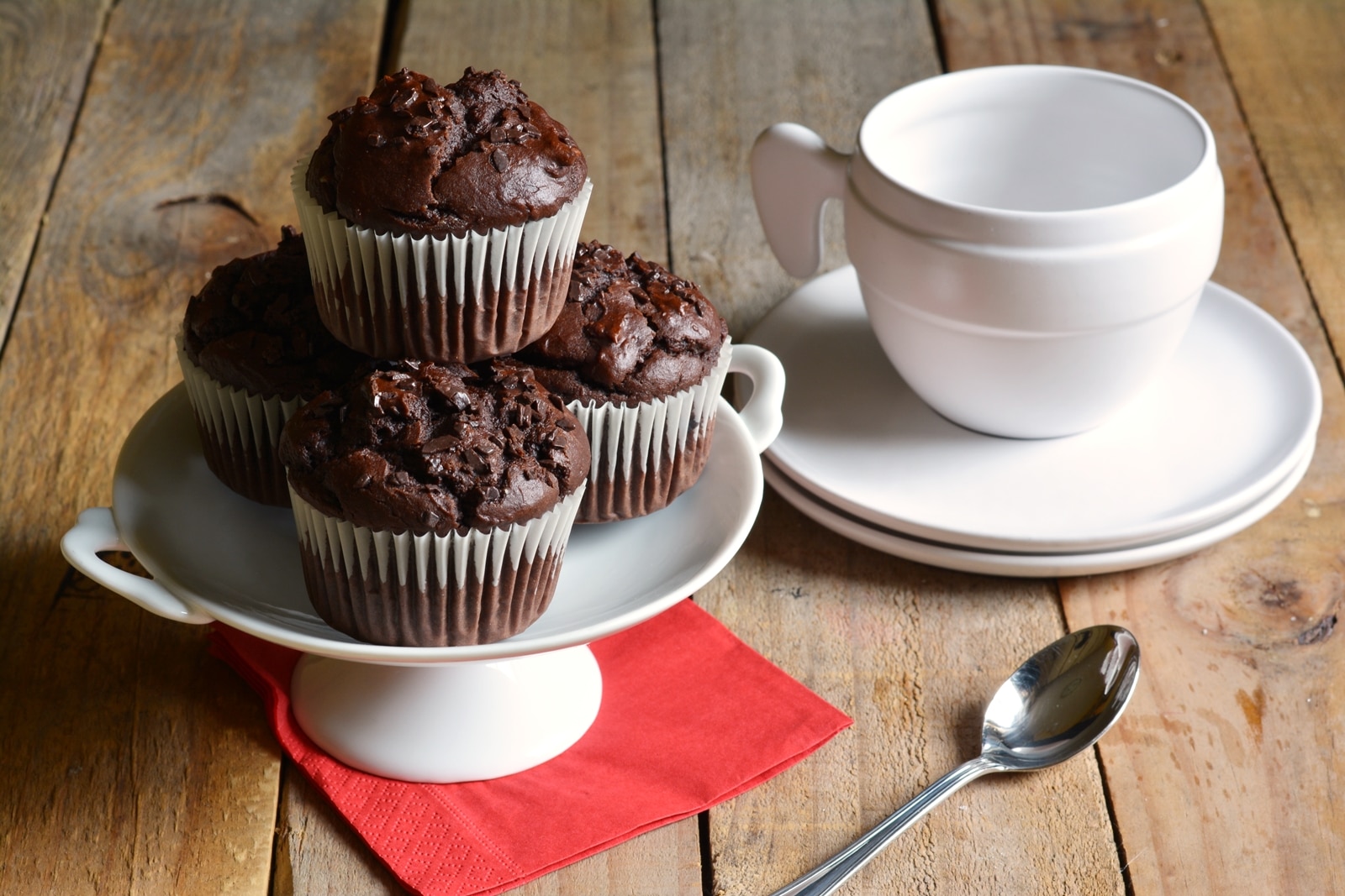 Muffin al cioccolato e ricotta