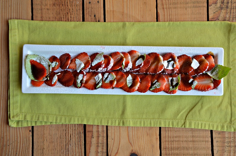 Carpaccio di fragole