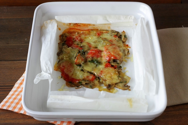 Cartoccio di champignons al forno