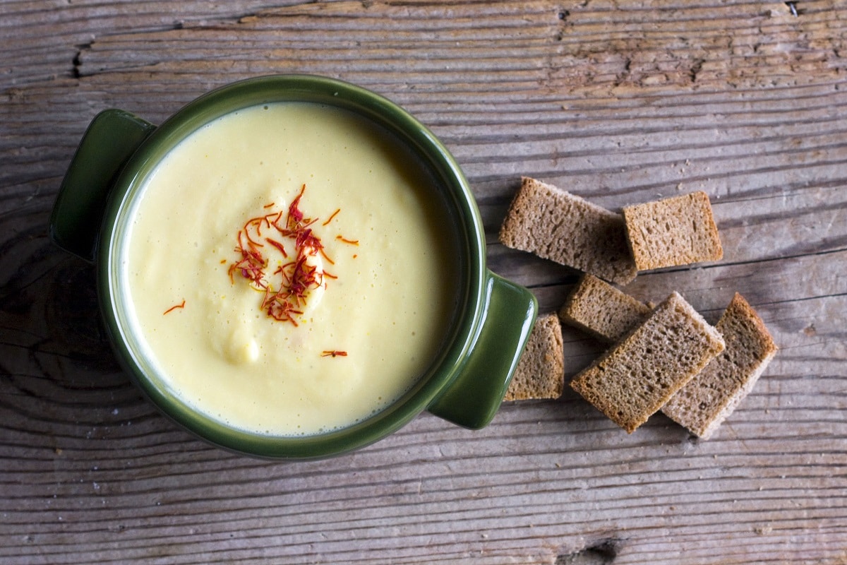 Crema di cavolfiore allo zafferano