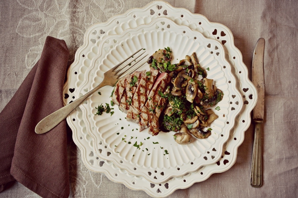 Filetto di vitello ai funghi