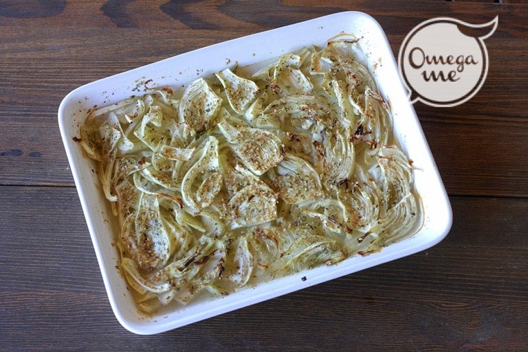 Finocchi gratinati all’origano e gomasio