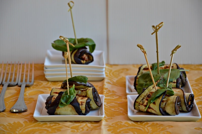 Involtini di melanzane