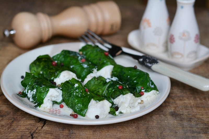 Involtini di spinaci
