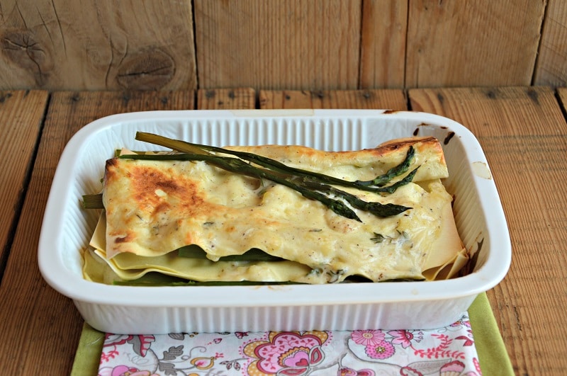 Lasagna con asparagi