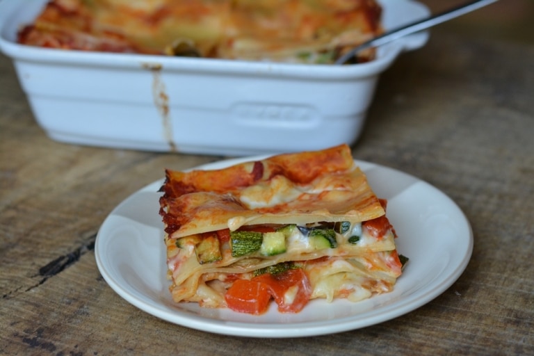 Cestino di lasagnetta con verdure