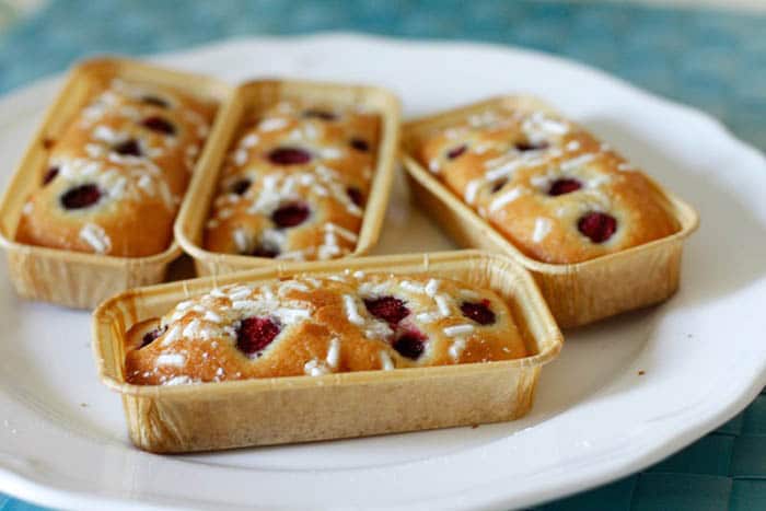 Mini plumcake alle fragoline