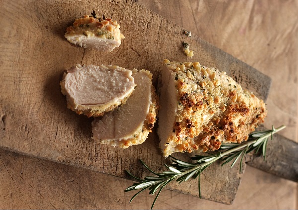 Petti di pollo gratinati alle mandorle