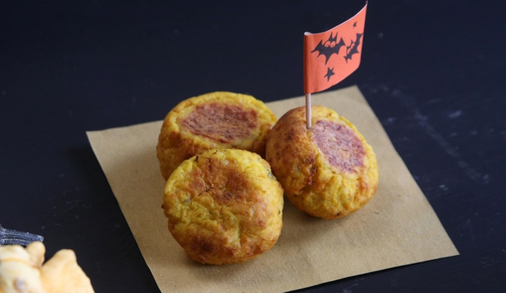 Crocchette di zucca al forno