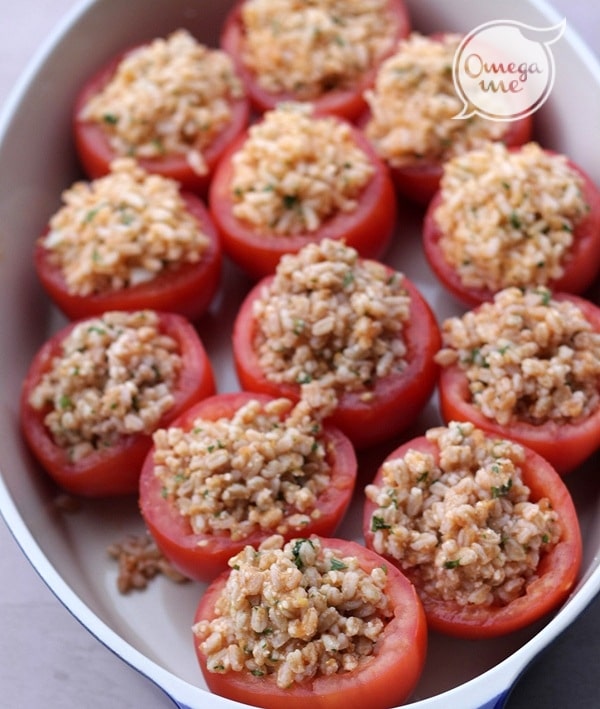 Pomodori ripieni con farro