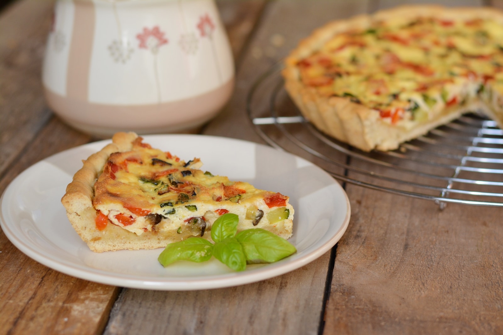 Quiche con verdure
