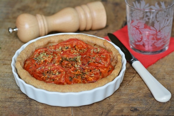 Quiche con pomodori