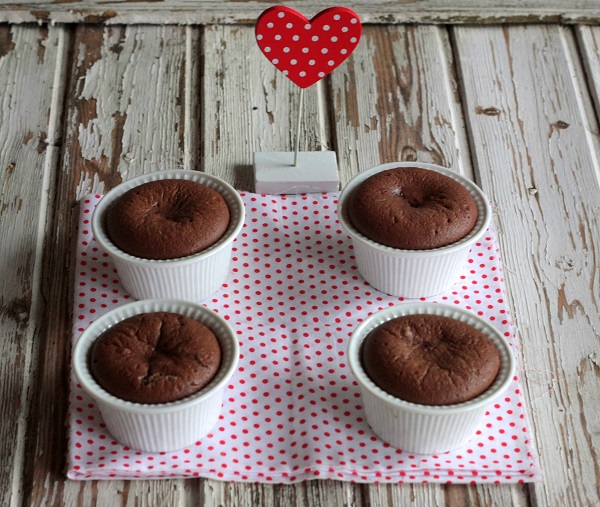 Ramequin al cioccolato fondente con peperoncino