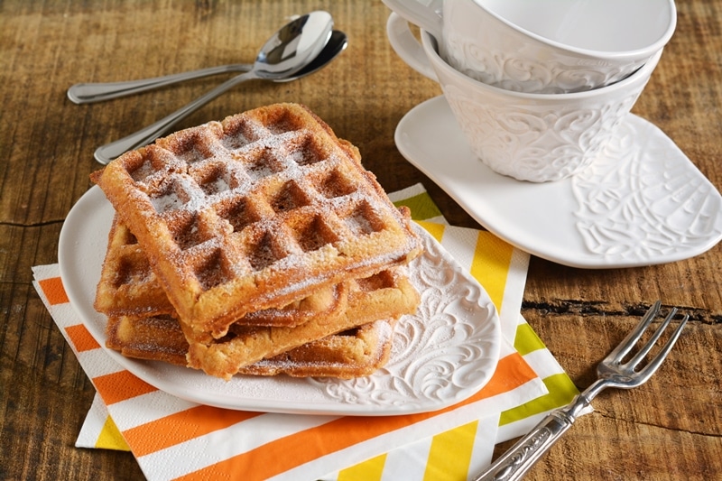 Waffle al kamut