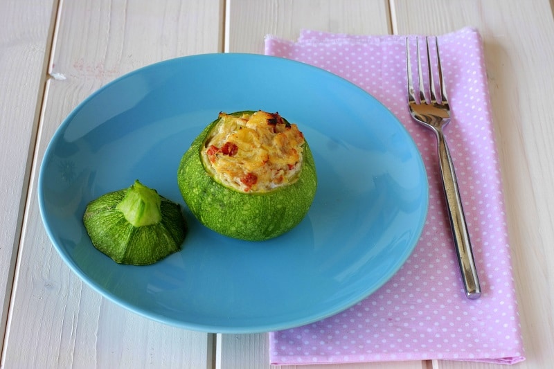 Zucchine bombetta ripiene