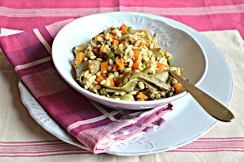 Zuppa di orzo e verdure