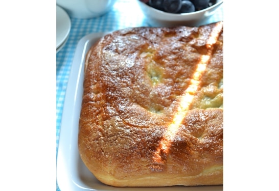 Focaccia dolce all’uva