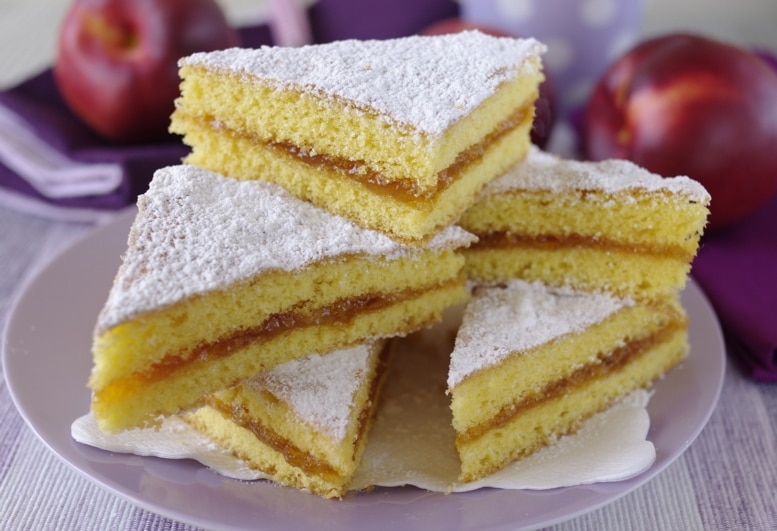 Tramezzini dolci alle nettarine