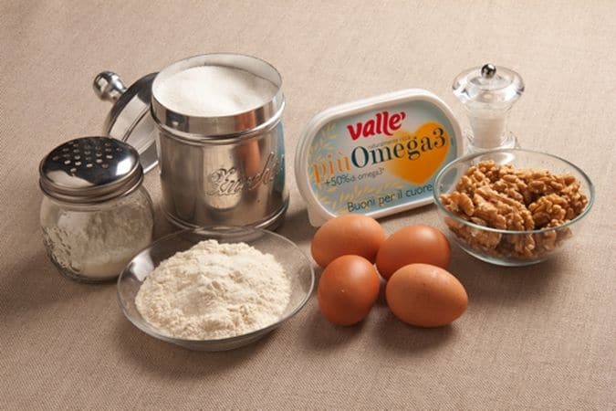 Torta di noci: gli ingredienti