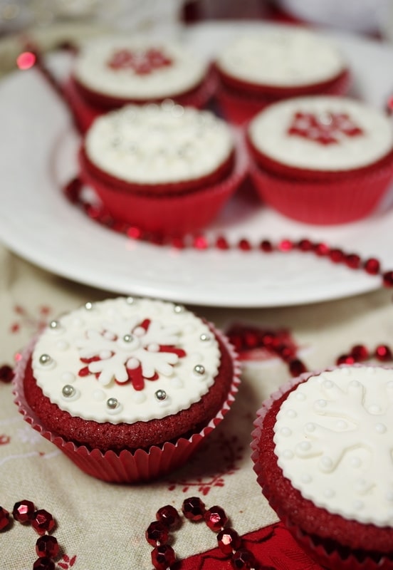 Red Cupcakes di Natale