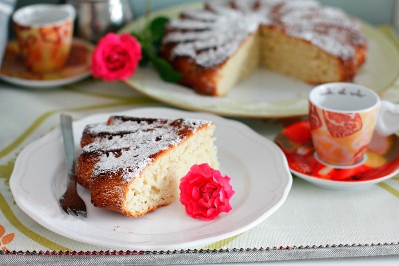 Torta soffice dei vasetti