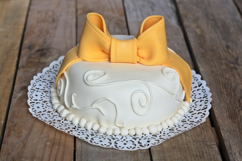 Wedding cake con il fiocco