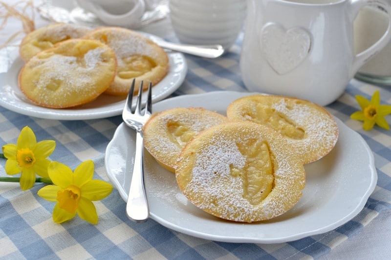 Pancakes di mela al forno