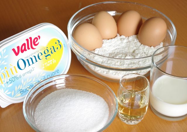 Preparazione torta margherita senza burro - step 1