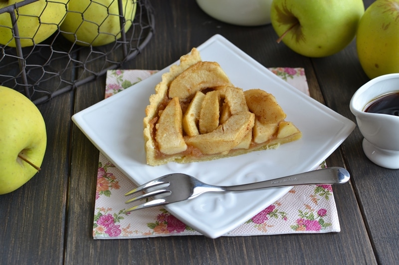 Crostata di mele e sciroppo d’acero