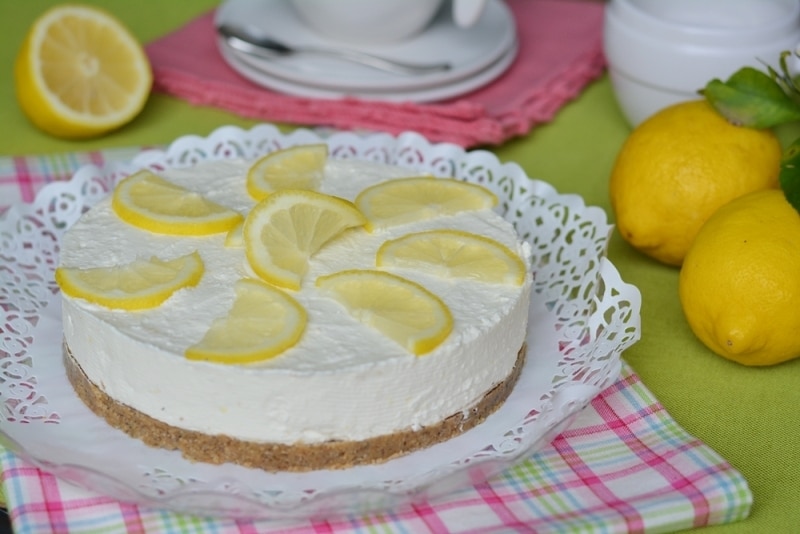 Cheesecake al limone e zenzero