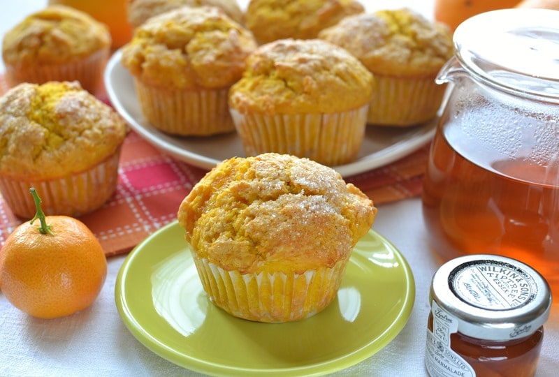 Muffins zucca e arancia