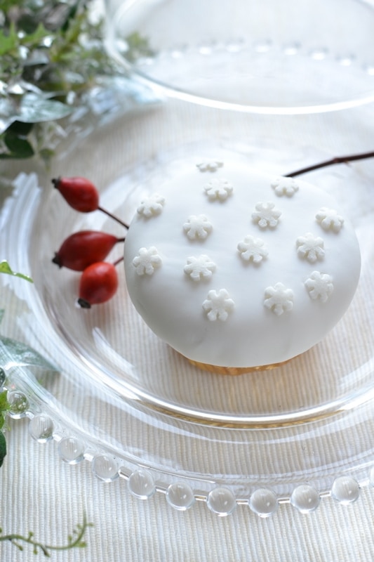 Cupcakes fiocco di neve – Natale