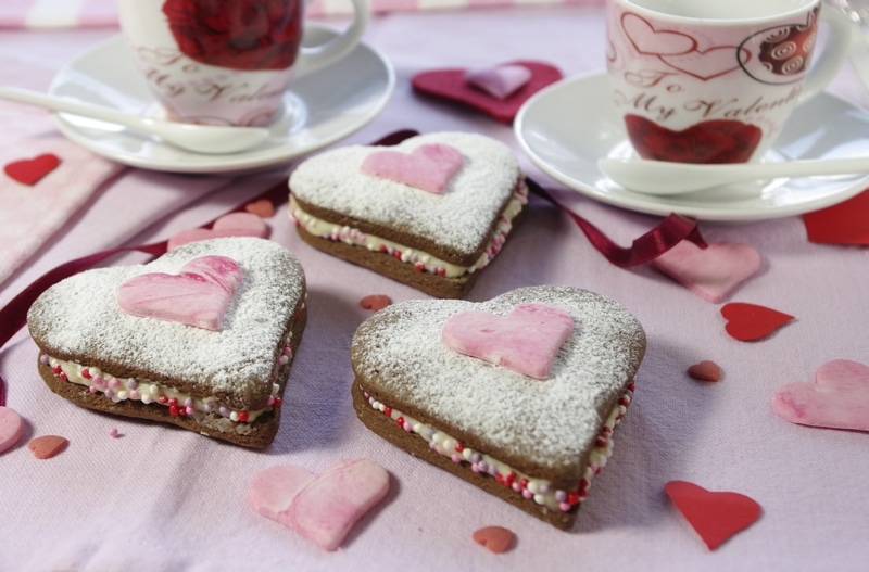 Cuori di cioccolato ripieni