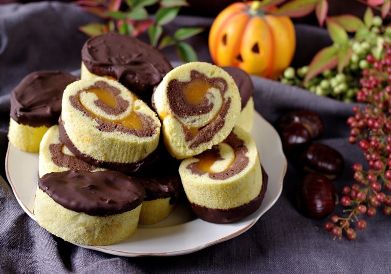 Girelle tricolore per Halloween