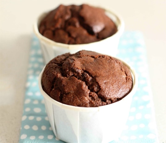 Muffin leggeri al cioccolato