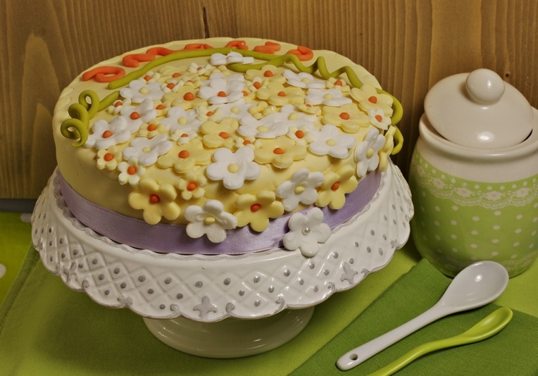 Torta stracciatella con crema caffè e cacao