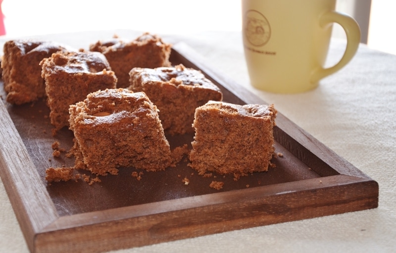 Quadrotti cioccolato e mandorle