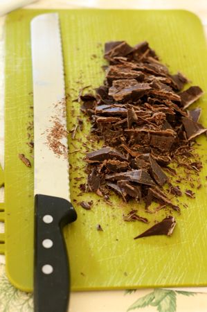 Torta al cioccolato con mascarpone e caffè: sciogliere il cioccolato