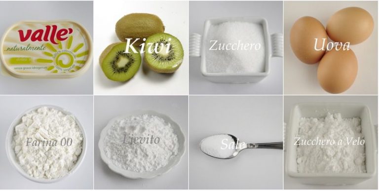 Torta ai kiwi: gli ingredienti