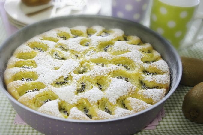 Torta ai kiwi: infornare
