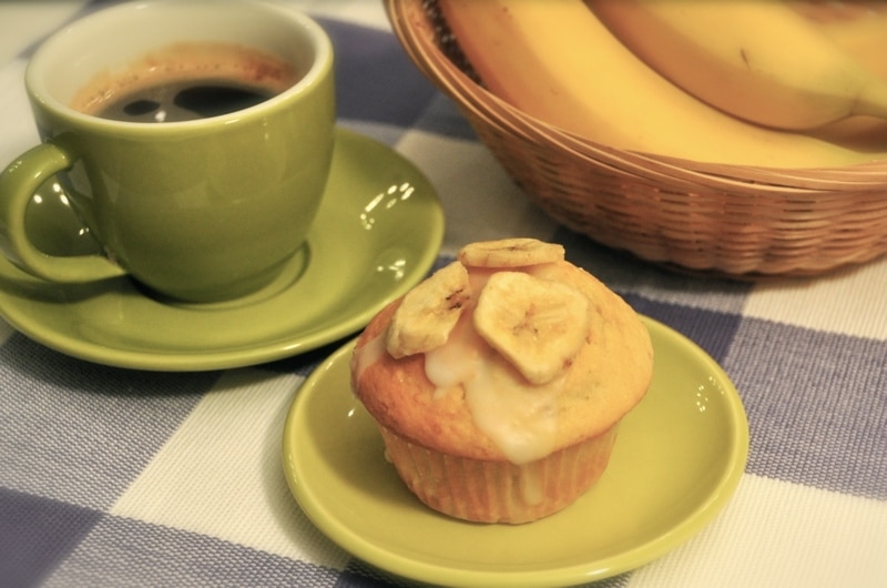 Banana chip muffins “Dolci soffici”