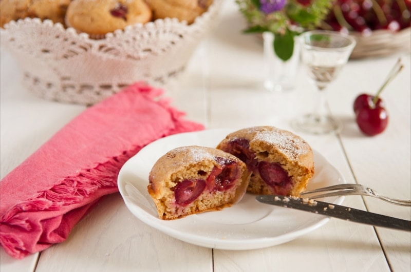 Muffins alle ciliegie
