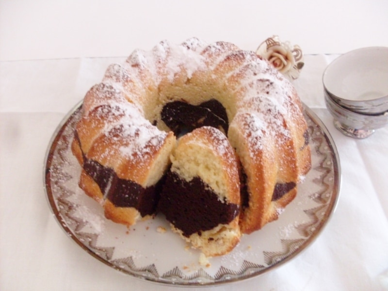 Ciambella cioccolato e cocco