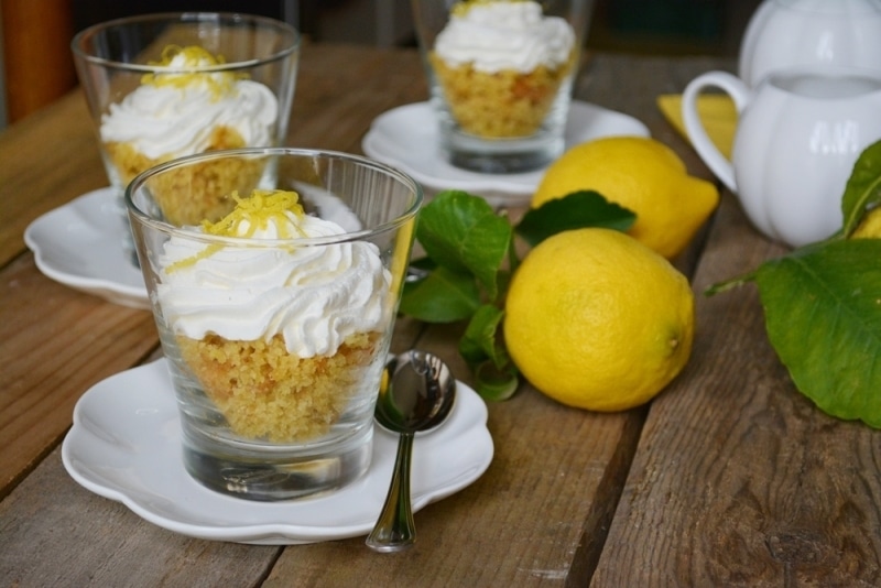 Bicchieri dolci al limone