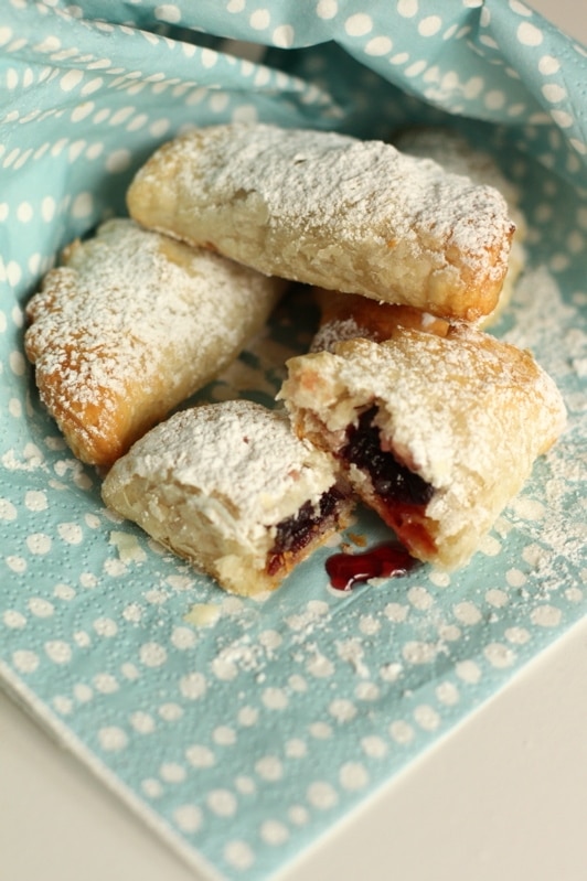Panzerottini crema e amarena