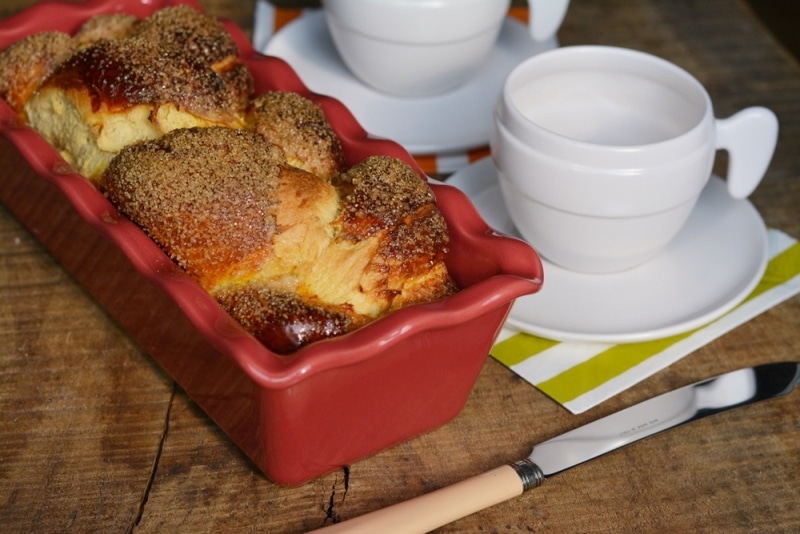Treccia Brioche plumcake