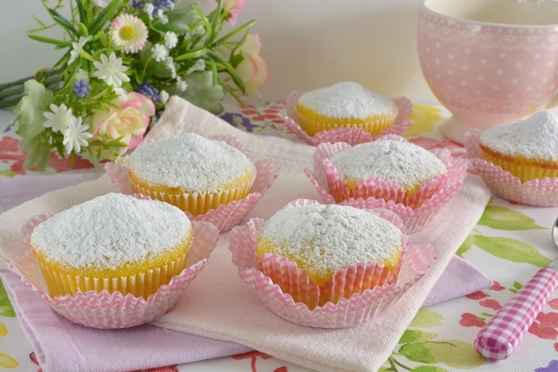 Tortini allo yogurt alla fragola